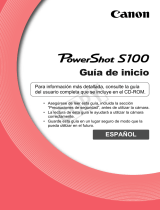 Canon PowerShot S100 Guía de inicio rápido