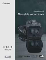 Canon LEGRIA HF G30 Manual de usuario