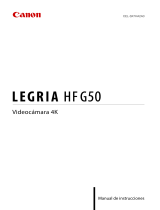 Canon LEGRIA HF G50 Instrucciones de operación