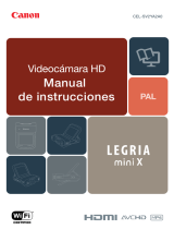 Canon LEGRIA mini X Manual de usuario