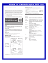 Casio 5427 Manual de usuario