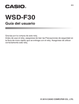 Casio WSD-F30 Guía del usuario