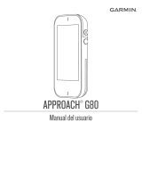 Garmin Approach G80 Manual de usuario