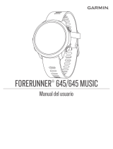 Garmin Forerunner 645 Music Manual de usuario