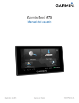 Garmin Fleet 670 Manual de usuario