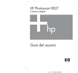 HP PhotoSmart R827 Instrucciones de operación