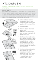 HTC Desire 510 Guía de inicio rápido