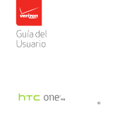 HTC One M9 Verizon Wireless Guía del usuario
