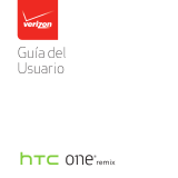 HTC One Remix Verizon Wireless Guía del usuario