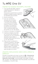 HTC One SV Guía de inicio rápido
