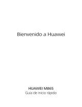 Huawei M865 Guía de inicio rápido