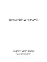 Huawei M865 Muve Cricket Wireless Guía del usuario