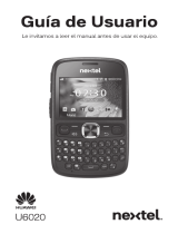 Huawei U6020 Nextel Guía del usuario