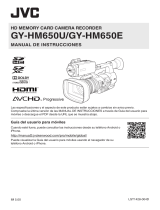 JVC GY HM650E, HM650U El manual del propietario