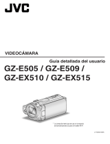 JVC GZ-E509 Guía del usuario