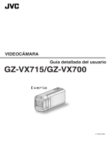 JVC GZ-VX715 Guía del usuario