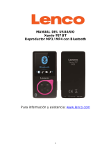 Lenco Xemio 767 BT Manual de usuario