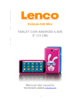 Lenco KidzTab 540 Mini Manual de usuario