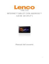 Lenco Tab 712 Manual de usuario