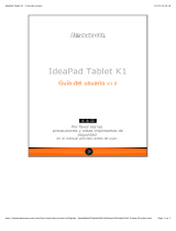 Lenovo IdeaPad K1 Guía del usuario