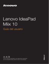 Lenovo IdeaPad Miix 10 Guía del usuario