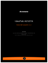 Lenovo IdeaTab A2107A Guía del usuario