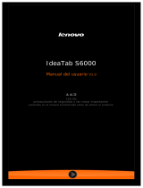 Lenovo IdeaTab S6000 El manual del propietario