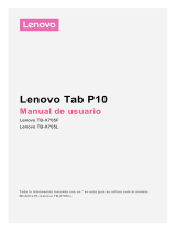 Lenovo Smart Tab P10 Instrucciones de operación