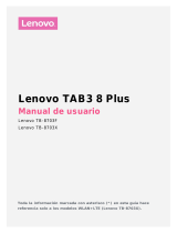 Lenovo TB-8703X Manual de usuario
