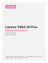 Lenovo TB3-X70F Manual de usuario