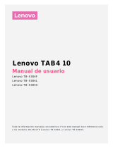 Lenovo TB-X304L Instrucciones de operación