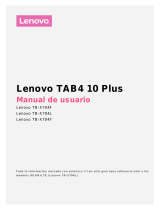 Lenovo Tab 4 10 Plus Manual de usuario