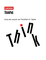 Lenovo ThinkPad Tablet X1 Guía del usuario