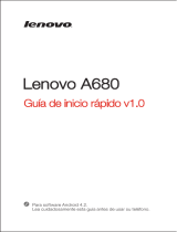 Lenovo A680 Guía de inicio rápido