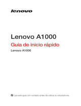 Lenovo A1000 Guía de inicio rápido