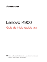 Lenovo K900 Manual de usuario