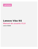 Lenovo Vibe K6 Manual de usuario