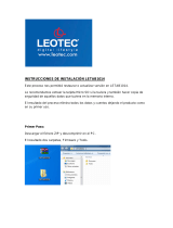 Leotec LE-TAB1014 Instrucciones de operación