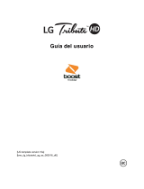 LG Tribute HD Boost Mobile Guía del usuario