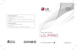 LG P990 Vodafone Guía del usuario