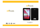 MioMundo Tablet 7" Dual Camera Manual de usuario