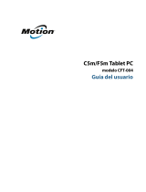 Motion Computing C5m Windows 7 El manual del propietario