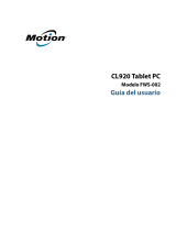 Motion Computing CL920 Windows 8.1 Guía del usuario
