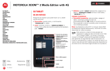 Motorola Xoom 2 Media Edition WIFI Instrucciones de operación