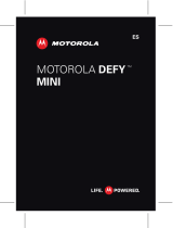 Motorola Defy Mini Guía de inicio rápido