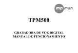 MPMan TPM 500 Manual de usuario