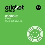Motorola MOTO E5 Supra Cricket Wireless Manual de usuario