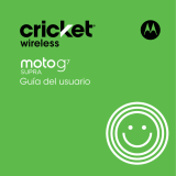 Motorola MOTO G7 Supra Cricket Wireless Instrucciones de operación