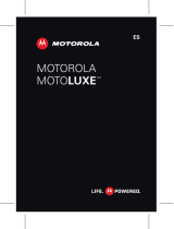 Motorola MOTOLUXE XT-615 Guía del usuario