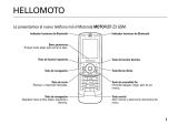 Motorola MOTORIZR Z3 Instrucciones de operación